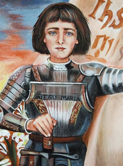 Saint Joan Of Arc Patron Of France 8x10 And Etsy Saint Joan Of Arc