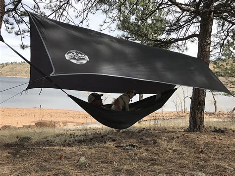 Hammock town offers the best selection of outdoor swings with canopies at the best prices 100% guaranteed. The Outdoors Way Hammock Tarp- 12 Foot Rain Fly for ...