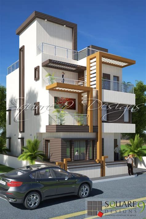 Tariq Kamal Bungalow 1 Square Designs Minimalist Houses Homify Cool