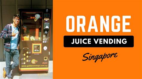 Orange Juice Machine In Singapore Its Awesome Youtube