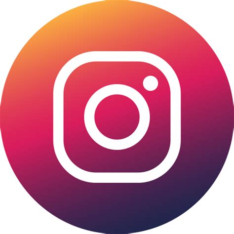 Circle Colored Gradient Instagram Media Social Social Media Icon