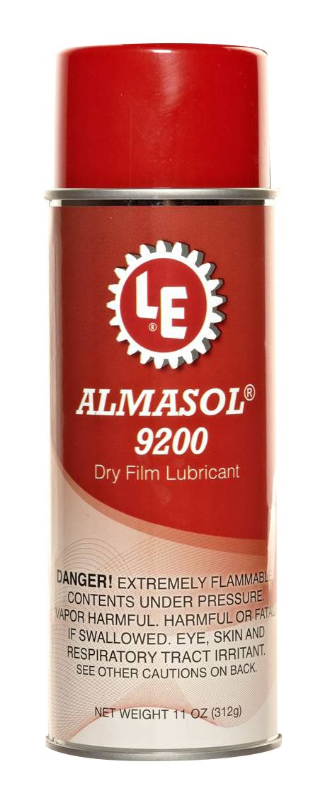 Item 9200 Can Almasol Dry Film Lubricant 9200 On Lubrication Engineers