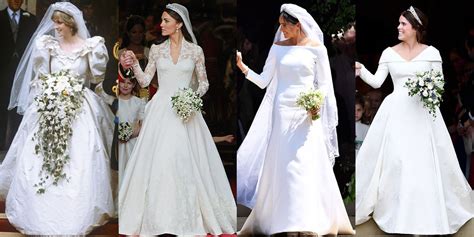 Princess Eugenies Wedding Dress Compared To Meghan Markle Kate