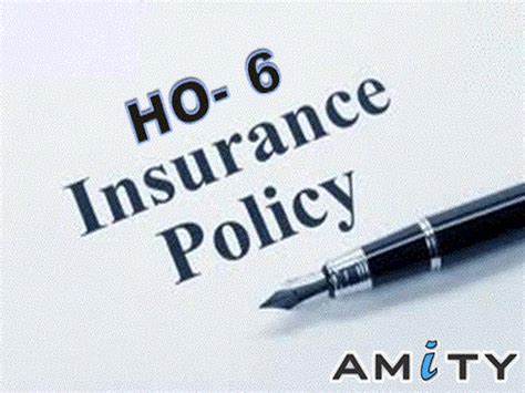 Do You Know The Ho 6 Form Is The Standard Condo Insurance Policy Issued