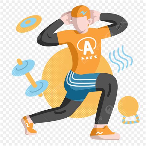 Do Exercise Clipart Hd Png Doing Exercise Cartoon Illustration