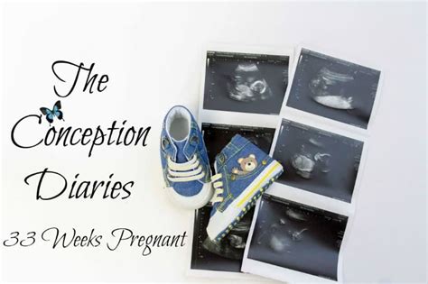 The Conception Diaries 33 Weeks Pregnant