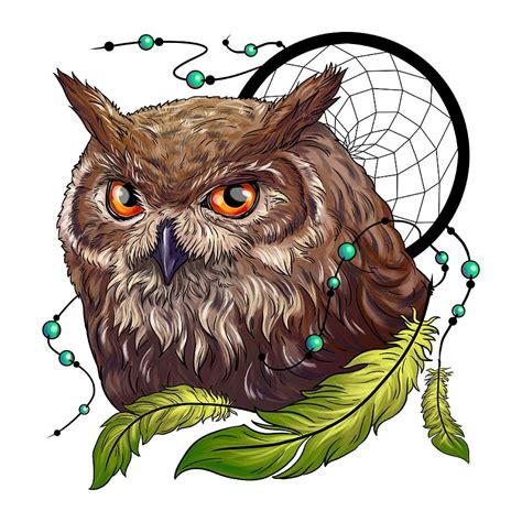 Owl Dreamcatcher Digital Art By Maryquize Fine Art America
