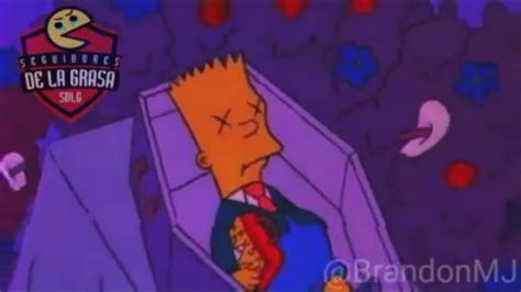 Video Sad La Muerte De Bart Simpson Youtube