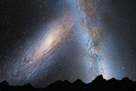 La Via Lattea E Andromeda Due Galassie Destinate A Scontrarsi Hanno