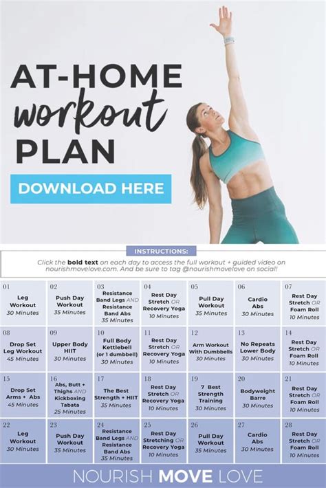 6 Day Gym Workout Plan Pdf