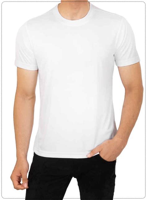 White Round Neck T Shirt