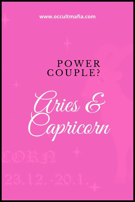 Aries And Capricorn Compatibility In Friendship And Love In 2021