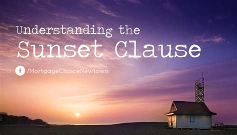 Understanding The Sunset Clause