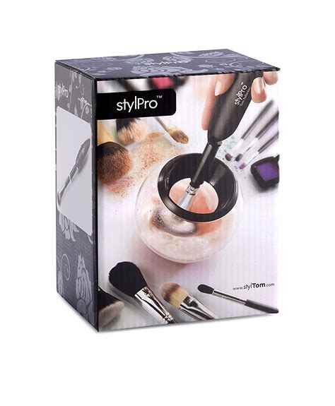 Stylpro Makeup Brush Cleaner And Dryer Set Black Health