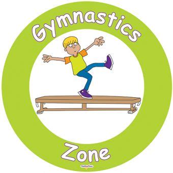 Jenny Mosley S Playground Zone Signs Gymnastics Zone Sign Jenny Mosley Education Training