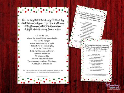 The Mandm Christmas Poem The True Meaning Of Christmas Poem