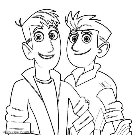 Wild Kratts Coloring Page Wild Kratts Waldo Harvey