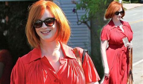 Scarlet Lady Christina Hendricks Highlights Her Famous Curves In A