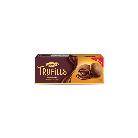 Cremica Chocolate Round Cremica Trufills 75gm pack of 6