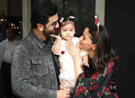 Ranbir Kapoor And Alia Bhatt Share Precious Moments Finally Unveil Daughter Rahas Adorable