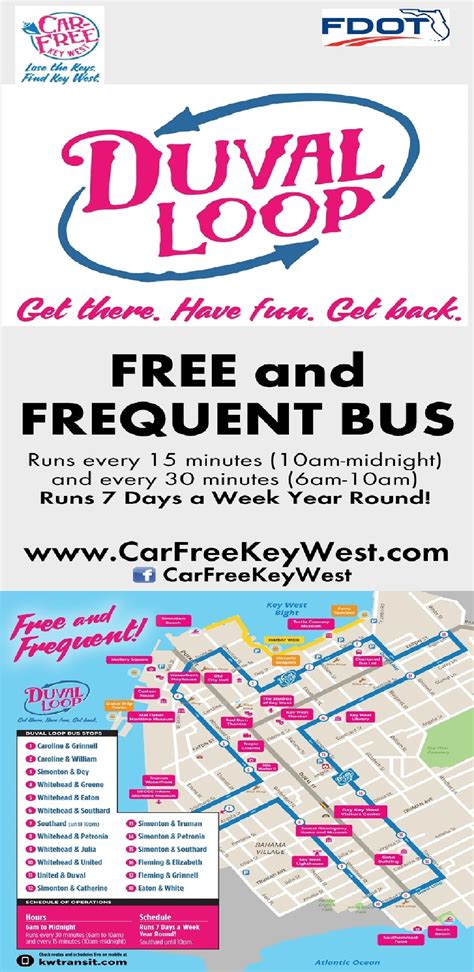 Duval Loop Free And Frequent Bus Key West Key West Florida Keys Money