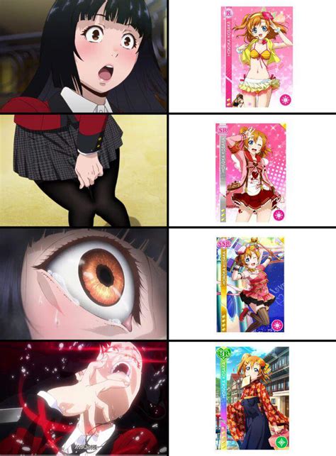 Kakegurui Love Live Meme Anime Amino