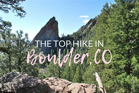 The Top Hike In Boulder Co State Of Colorado University Of Colorado