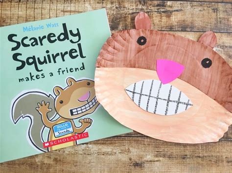 Promote Reading With This Fun Scaredy Squirrel Craft Preschool Art