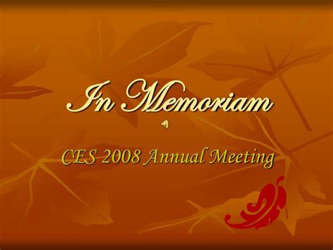 In Memoriam Powerpoint Template Free Printable Templates