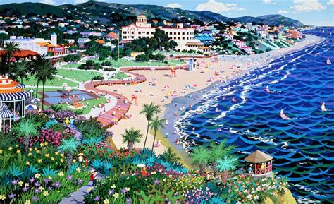 Laguna Beach ~ Alexander Chen House Landscape Landscape Art House