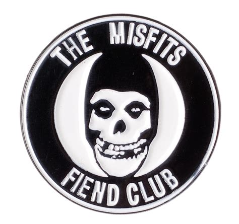 Misfits Fiend Club Enamel Pin Misfits Fiend Enamel Pins