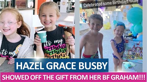 PRICELESS OUTDAUGHTERED HAZEL BUSBY SHOWED OFF THE GIFT FROM HER