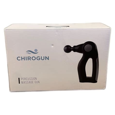 Chirogun Percussion Massage Gun Rechargeable 17 Heads 4 Speeds Black Blue Ebay