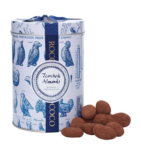 Rococo Chocolates Cocoa Dusted Scorched Almonds Gift Tin 200g