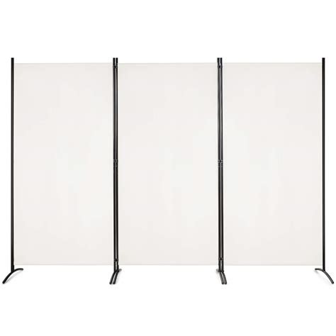 Buy Giantex6 Ft Tall 3 Panel Room Divider White Lightweight Portable