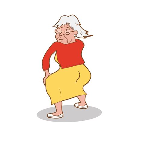 Dancing Old Lady Clip Art Library
