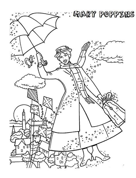 Mary Poppins Penguins Coloring Pages July 13 2014 By Kawarbir