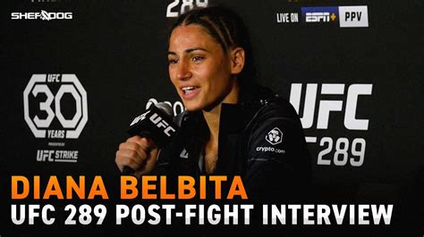 UFC Diana Belbita Reacts To Maria Oliveira Win Post Fight