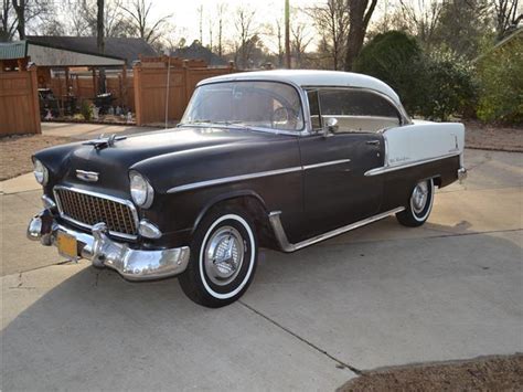 1955 Chevrolet Bel Air 99922 Miles Black And White Two Door Hardtop 265