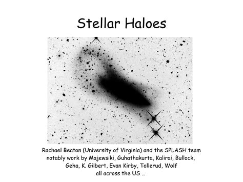 Stellar Haloes Rachael Beaton Noirlab Science