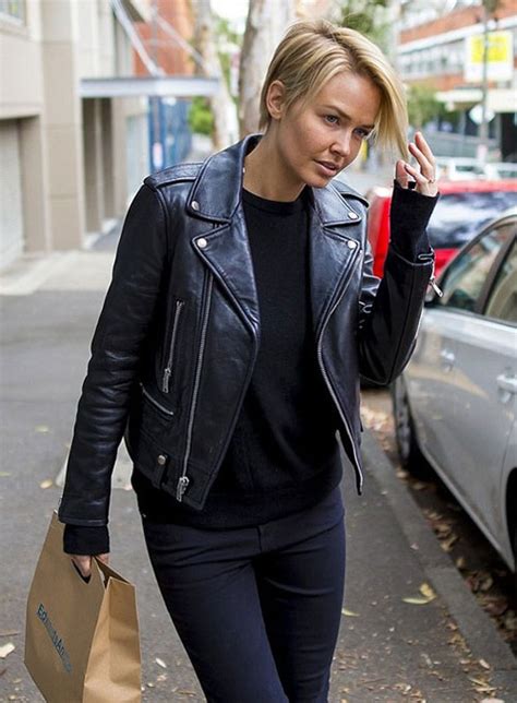 Lara Bingle Leather Jacket Made To Measure Custom Jeans For Men And Women Makeyourownjeans®