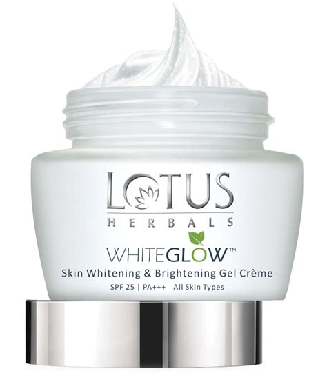 Glow skin white is a unique formulation to help inhibit melanin production and reduces existing dark pigmentation in skin layers. Lotus Herbals White Glow Skin Whitening & Brightening Gel ...