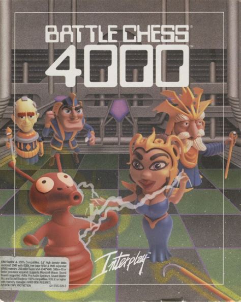 Battle Chess 4000 1992 Dos Box Cover Art Mobygames