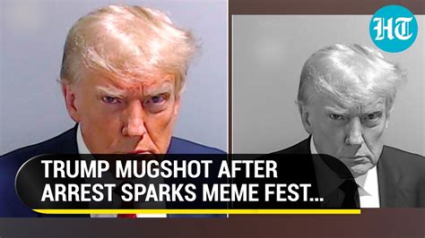 Trumps Mugshot After Arrest First Ever Of An Ex Us President