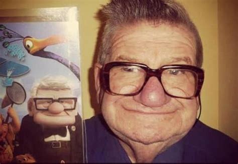 Image Old Man From Pixar Animated Movie Up Real Life Cartoon