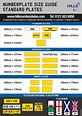 Numberplate Size Guide - Hills Numberplates Ltd