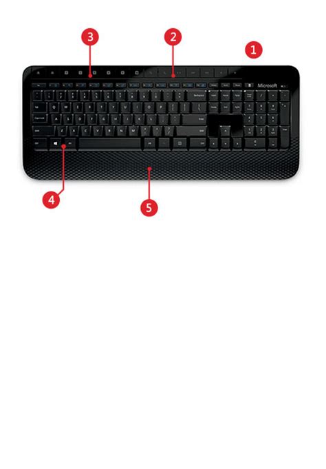 Microsoft Wireless Keyboard 2000 Manual