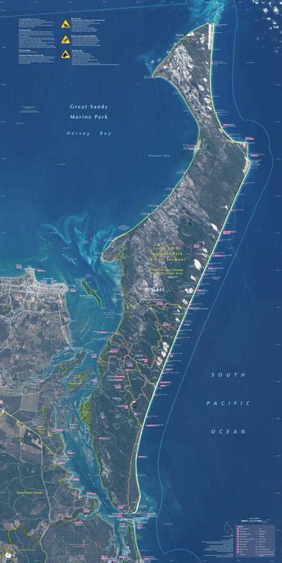 Kgari Fraser Island Map By Cartdeco Avenza Maps Avenza Maps