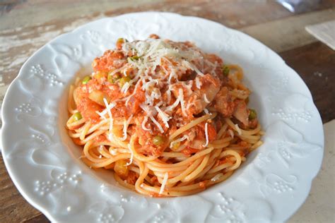 Recept Pasta Met Tonijn Tomatensaus Jaimy S Kitchen Spaghetti