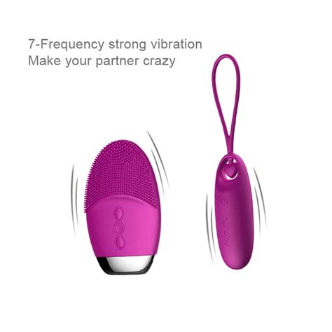 Wireless Remote Control 7 Frequency Vibrating Clitoris Massager Double Women Vibrator Adult